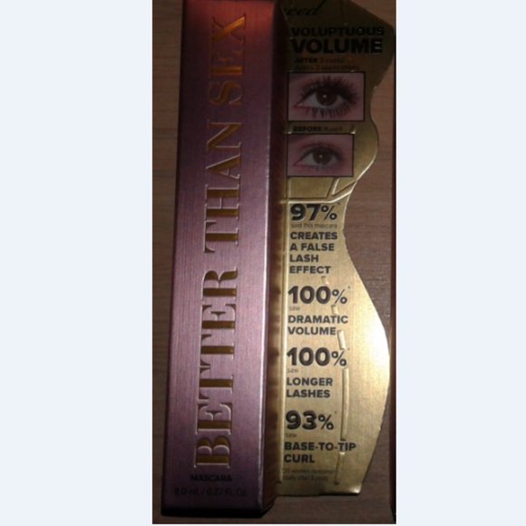 Too Faced - Better Than Sex Voluptuous Volume Mascara, 8.0mL / 0.27 Fl. Oz. - Picture 4 of 4